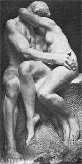 Der Kuss, von Rilkes Meister Rodin