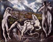 Die Laokoon-Gruppe von El Greco - von Rilke gefeiert, zu sehen in Wien.