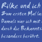 rilke.de sucht Ihre Lesebiographie