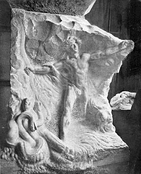 Apollo (Sockel des Denkmals Sarmiento)